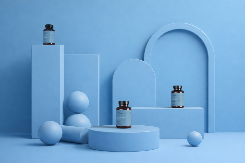 Geometrical Compositions with Olympian Labs bottles