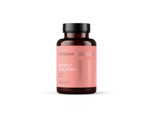 Supplement bottle of Biocell Collagen on a white background