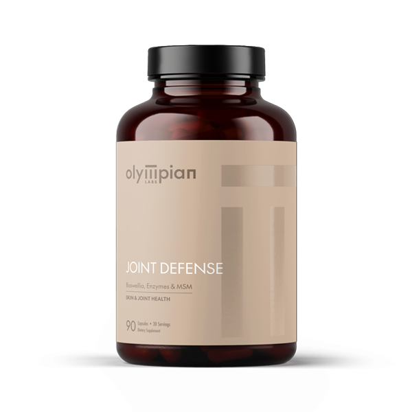 Olympian Labs Joint defense bottle on a white background