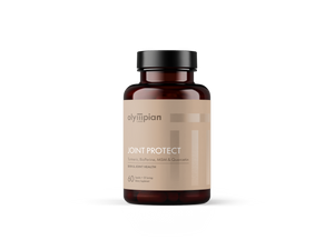 Olympian Joint Protect supplement bottle on a white background