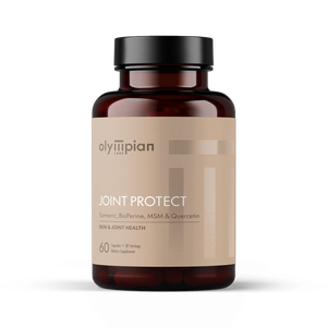 Olyliopian Joint Protect supplement bottle on a white background