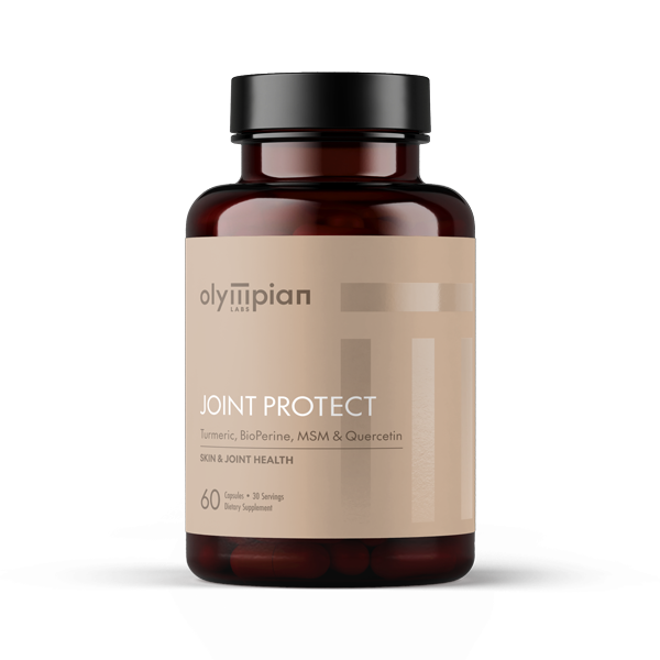 Olyliopian Joint Protect supplement bottle on a white background