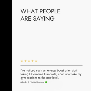 5 star review on a white background