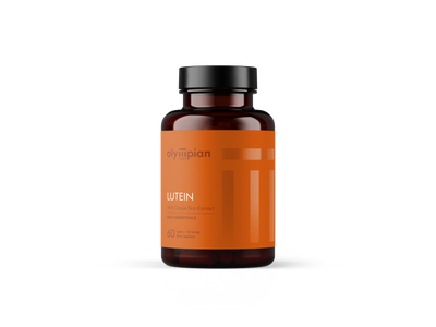 Olympian Labs Lutein Bottle on a white background