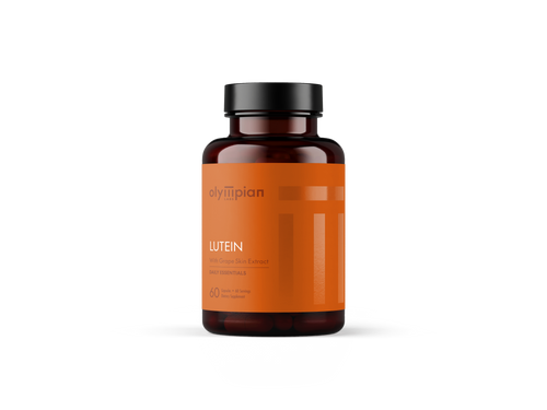 Olympian Labs Lutein Bottle on a white background