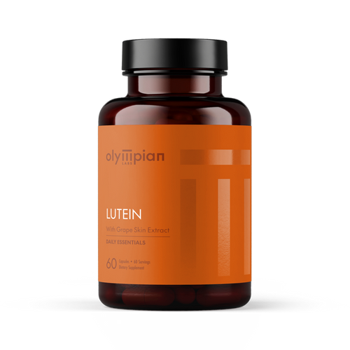 Olympian Labs Lutein Bottle on a white background
