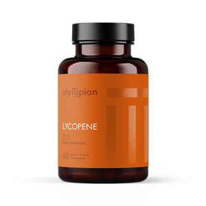 Olympian Labs lycopene bottle on a white background