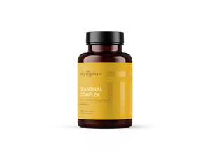 Olympian Labs Seasonal Complex Supplement Bottle on a white background