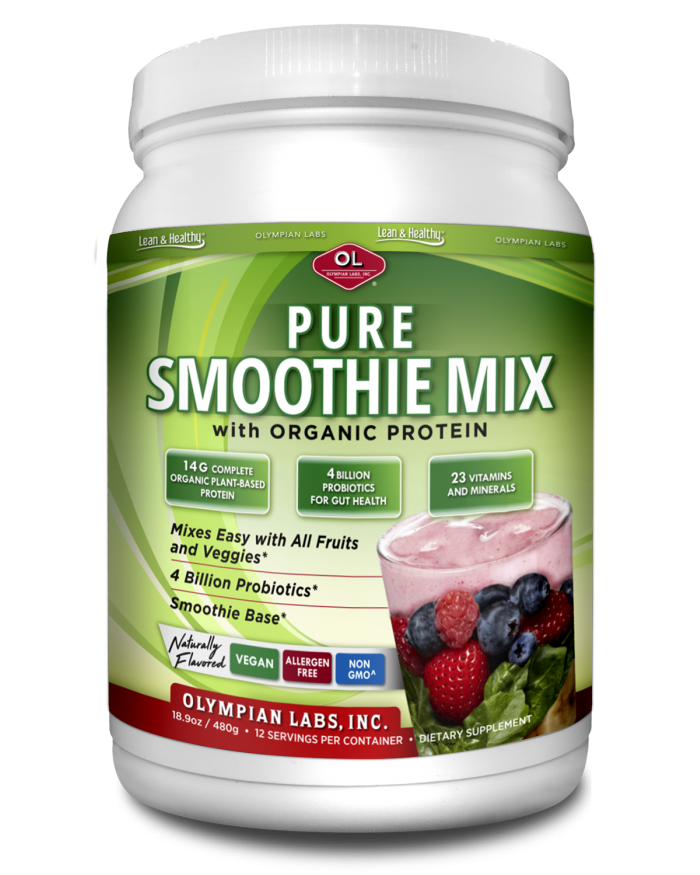 Blenditup Protein + Smoothie Mix Organic (24oz.) 100% Vegan, Gluten Free