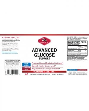advanced glucose support label