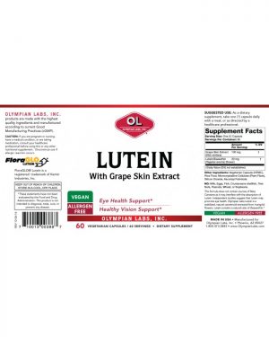 Lutein label