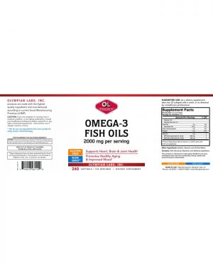 Fish oil label