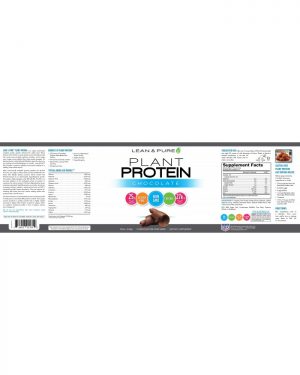 plant protein choc label