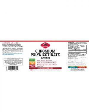 Chromium polynicotinate label