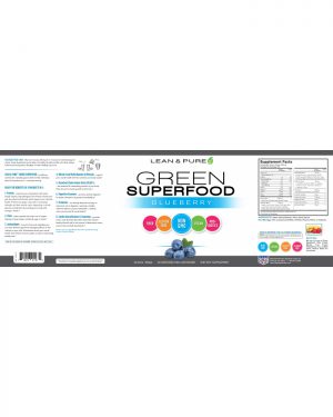 green superfood large label