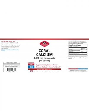 coral calcium large label