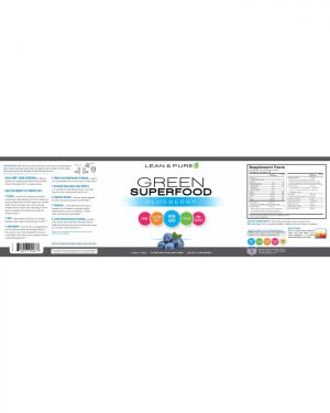 green superfood label