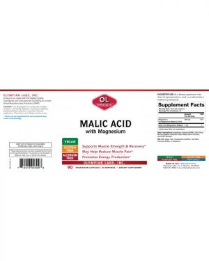Malic Acid label