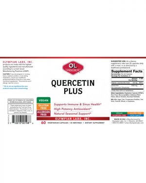 Quercetin plus label