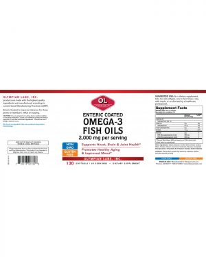 Enteric Omega 3 120 label