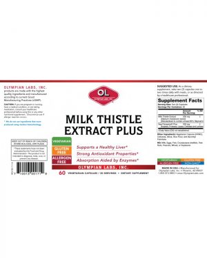 Milk Thistle label