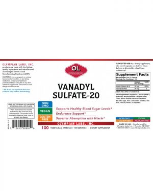 Vanadyl sulfate 20 label