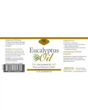 eucalyptus oil label