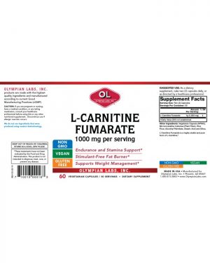 Carnitine Fumarate label