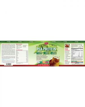 Pea protein choc small label