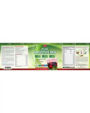 Smoothie mix label