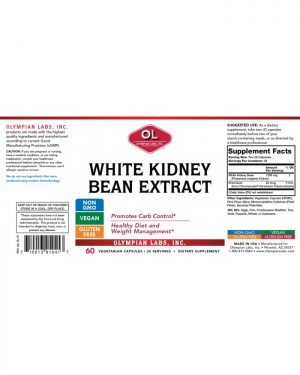 White kidney bean label