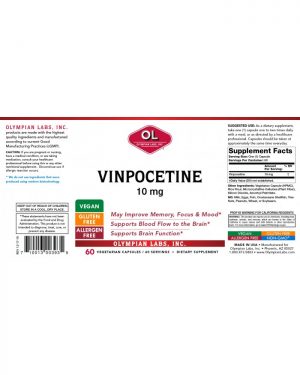 vinpocetine label