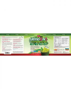 Greens 8in1 ultimate label