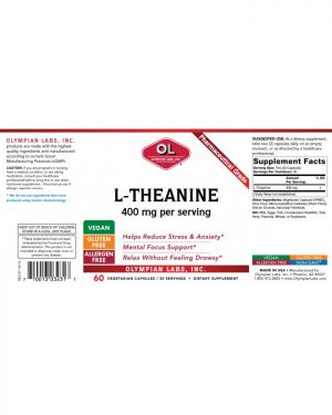 L-THEANINE - 400mg - 60 Capsules - Image 3