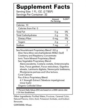 Sea nourishment sfp