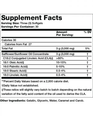 CLA 3000mg sfp