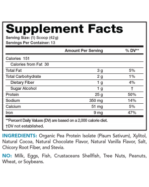 plant protein choc sfp