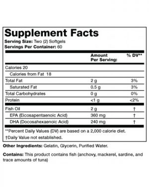Omega 3 fish oil sfp