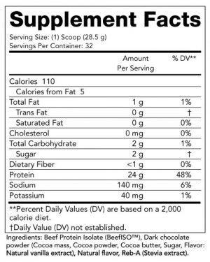 Beef protein 2lb sfp