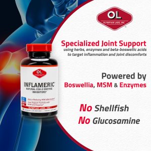 inflameric joint support powered by boswellia, msm & enzymes