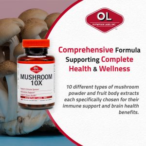 Mushroom 10x a blend of 10 types of mushrooms