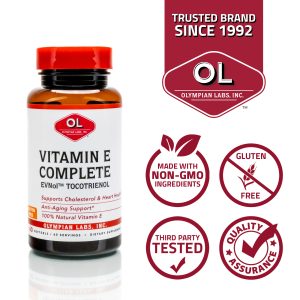 Vitamin e complete nongmo, gluten free, quality tested