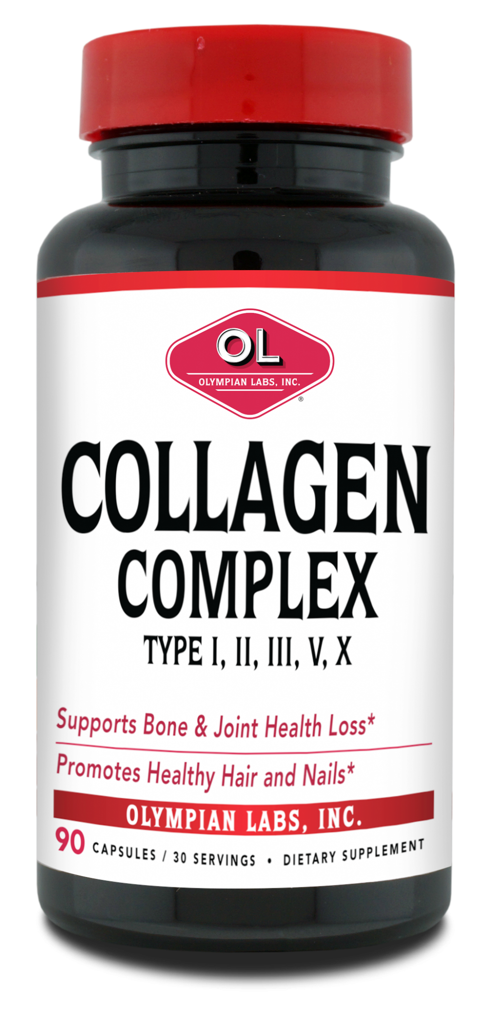 Collagen Complex Type I, II, III, V, X Olympian Labs
