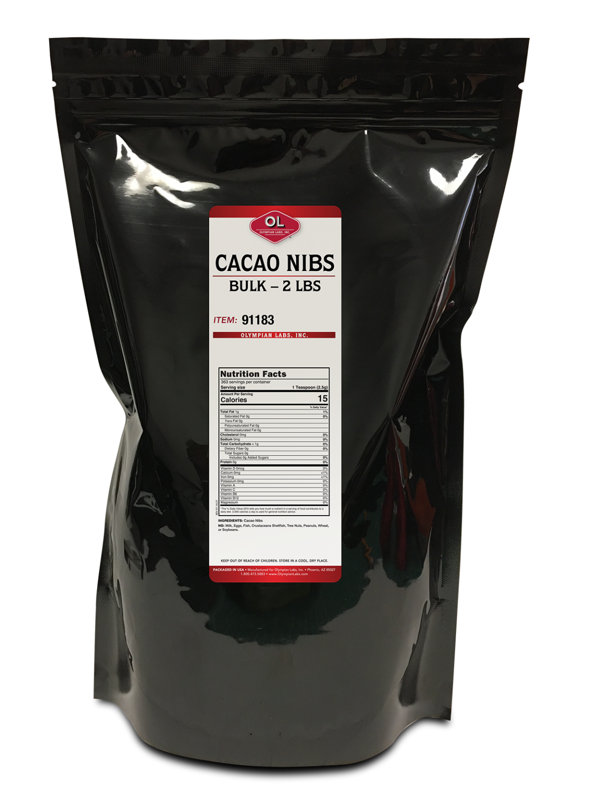 Cacao Nibs (2 LBS) | Olympian Labs
