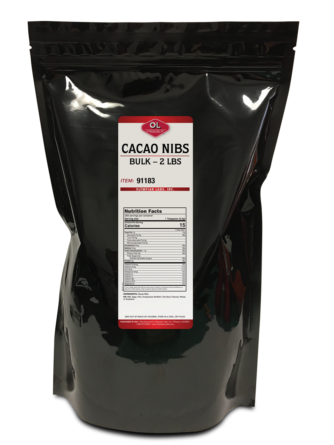 Cacao Nibs (2 LBS) Olympian Labs