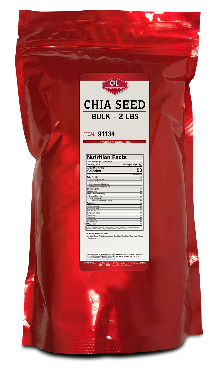 Chia Seeds (2 LBS)