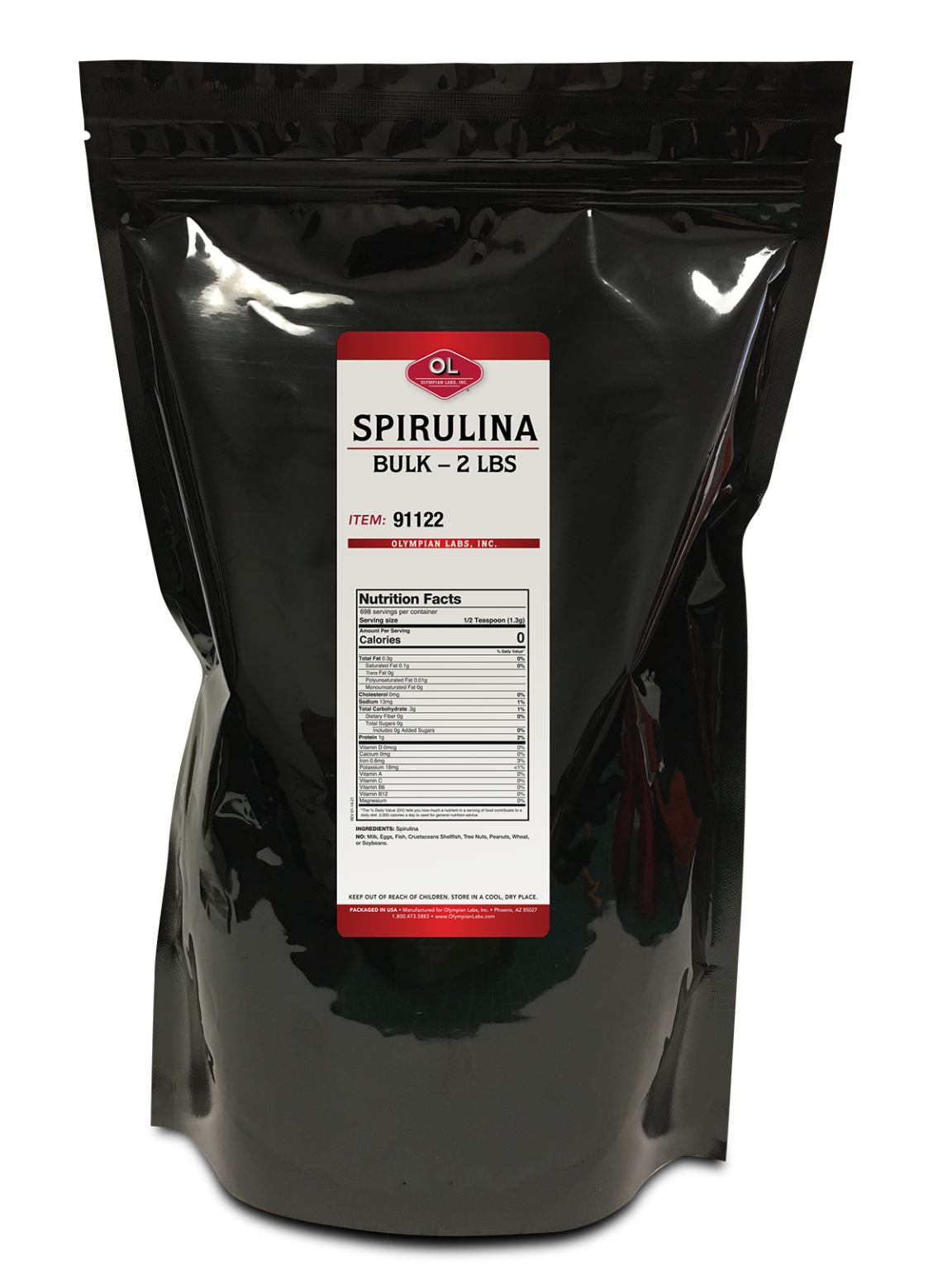 Spirulina Powder 2 LBS Olympian Labs
