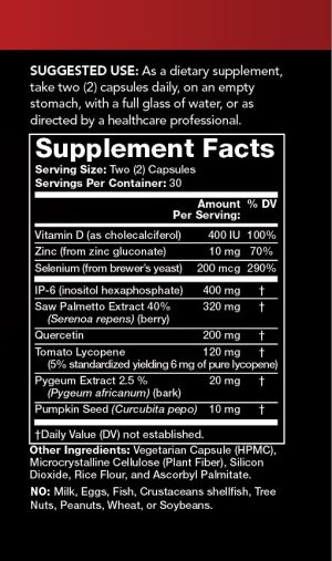 Prosplex for Men label