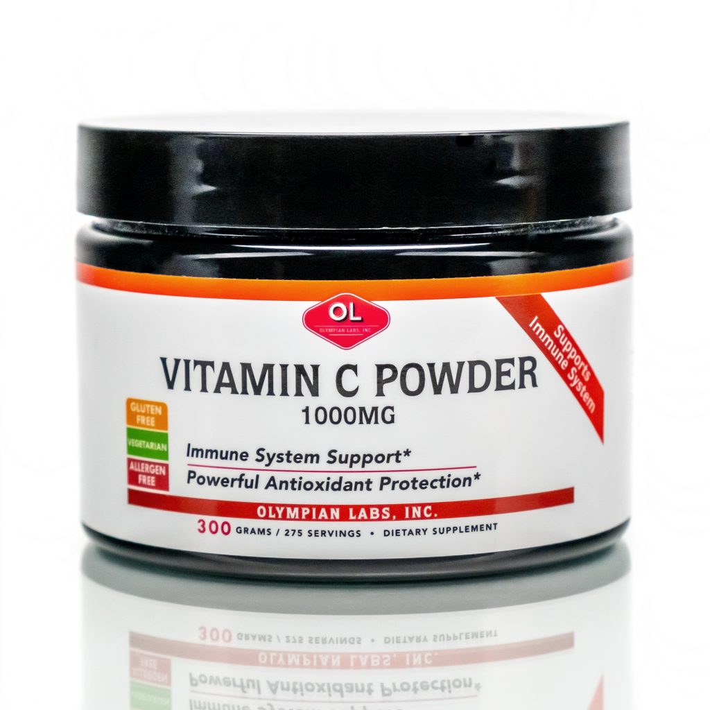 Vitamin C Powder 1000 MG of Vitamin C per serving Olympian Labs