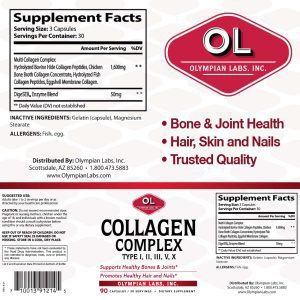 Collagen complex label